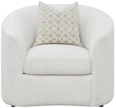 Rainn 3-piece Upholstered Tight Back Living Room Set Latte