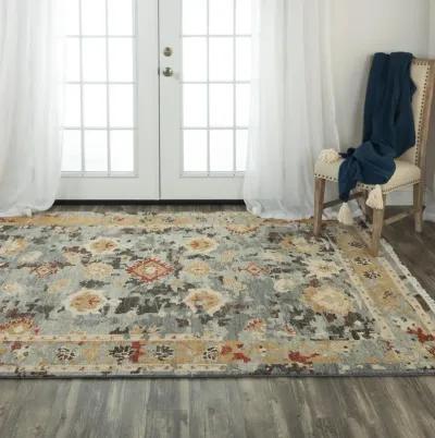 Belmont Dk. Gray  Hand Spun Wool 6' x 9' Rectangle Rug