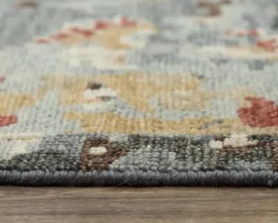 Belmont Dk. Gray  Hand Spun Wool 6' x 9' Rectangle Rug