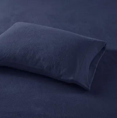 True North by Sleep Philosophy Micro Fleece Navy Sheet Set