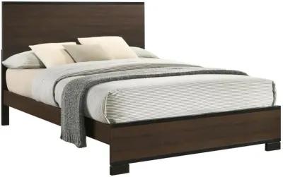 Alexandria Queen Panel Bed Rustic Tobacco