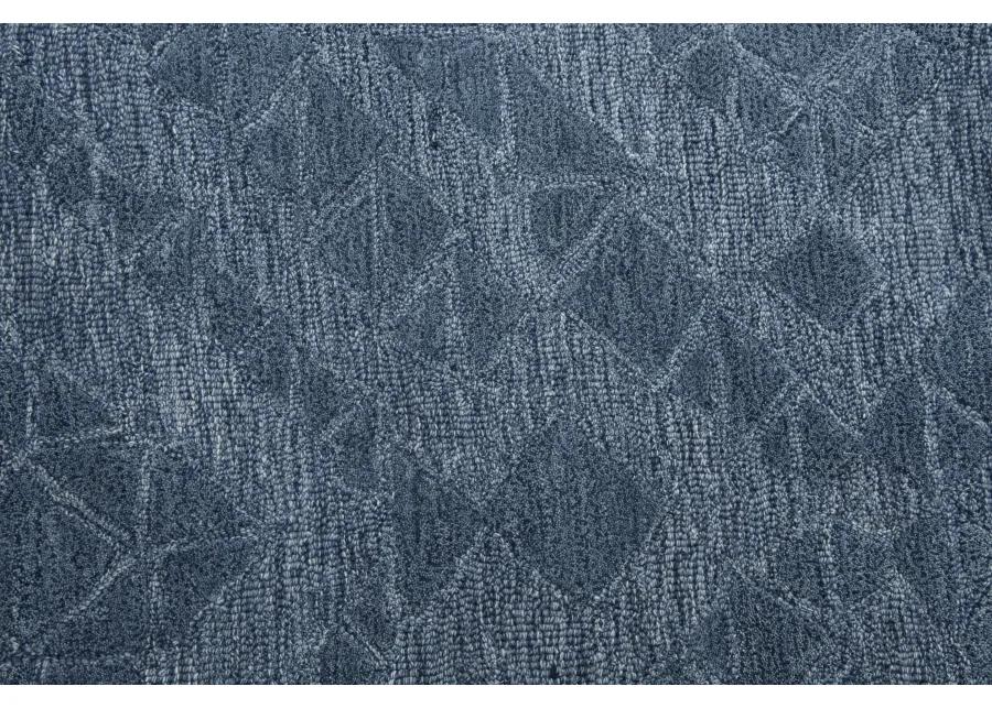 Fifth Avenue Blue Diamond Wool 10' x 13' Rectangle Rug