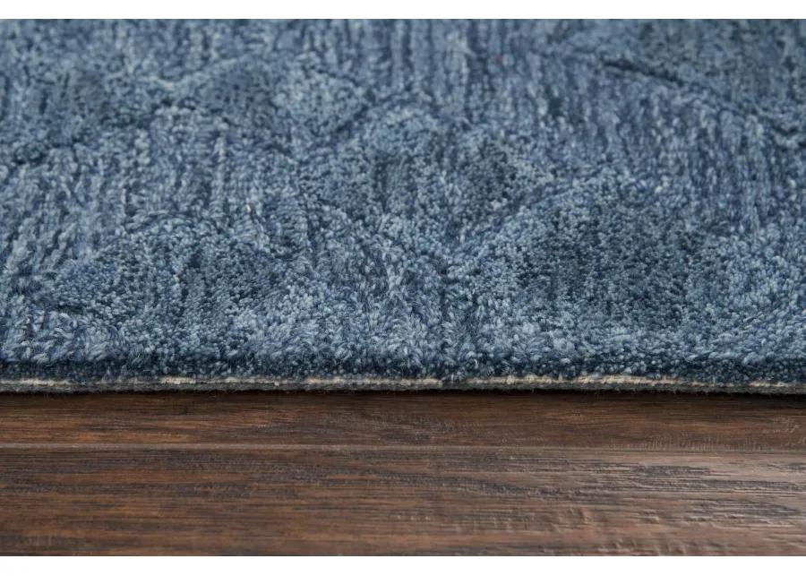 Fifth Avenue Blue Diamond Wool 10' x 13' Rectangle Rug