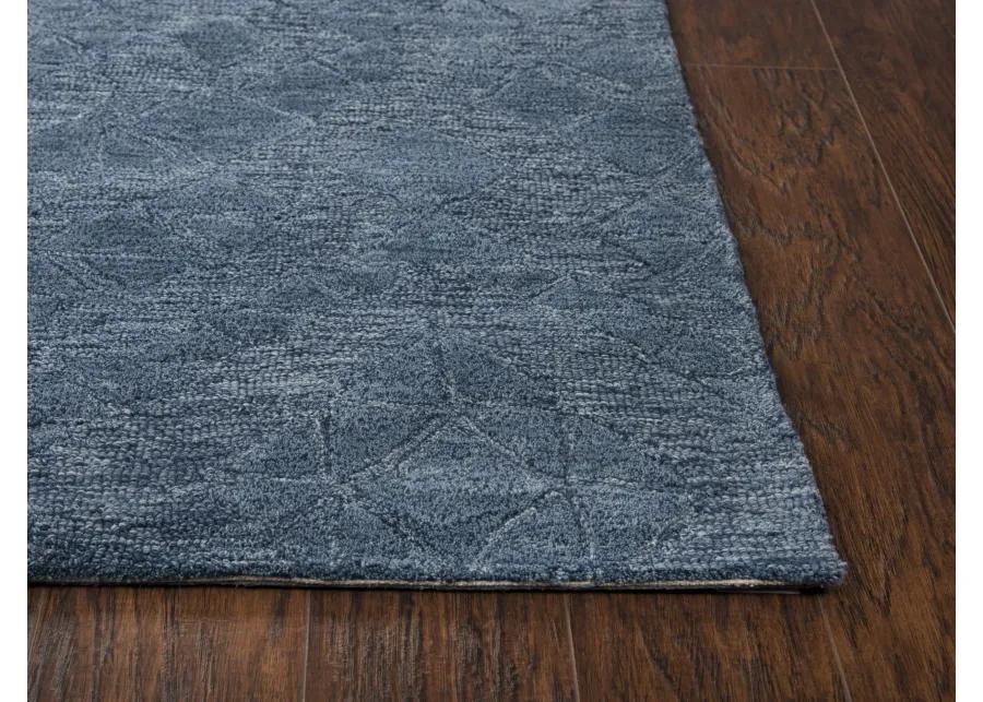 Fifth Avenue Blue Diamond Wool 10' x 13' Rectangle Rug