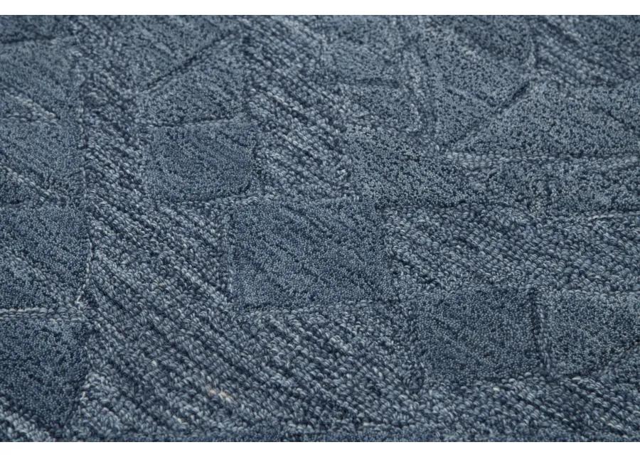 Fifth Avenue Blue Diamond Wool 10' x 13' Rectangle Rug