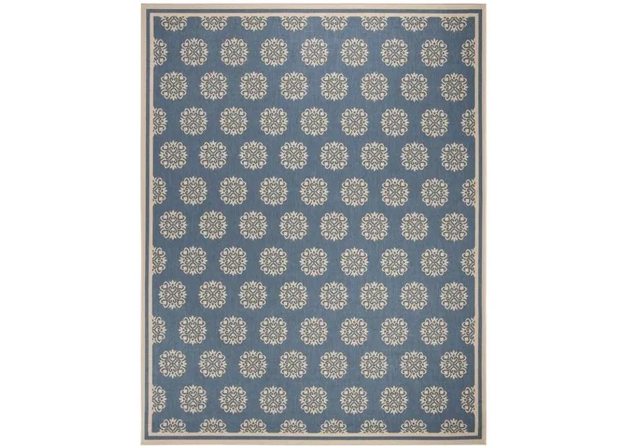 LINDEN 181 Collection LND181N-9 Cream / Blue 9' X 12'