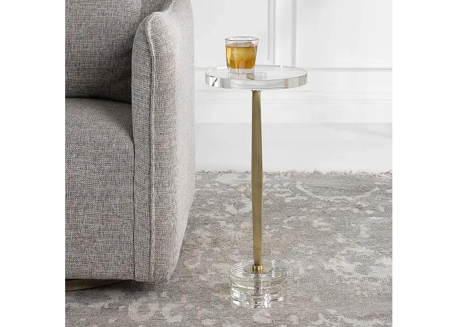 Groove Crystal Drink Table