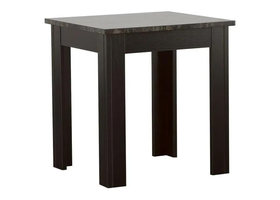 Rhodes 3-piece Faux-marble Top Occasional Table Set Black