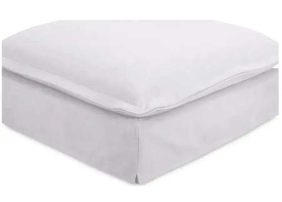 Olivia Ottoman White