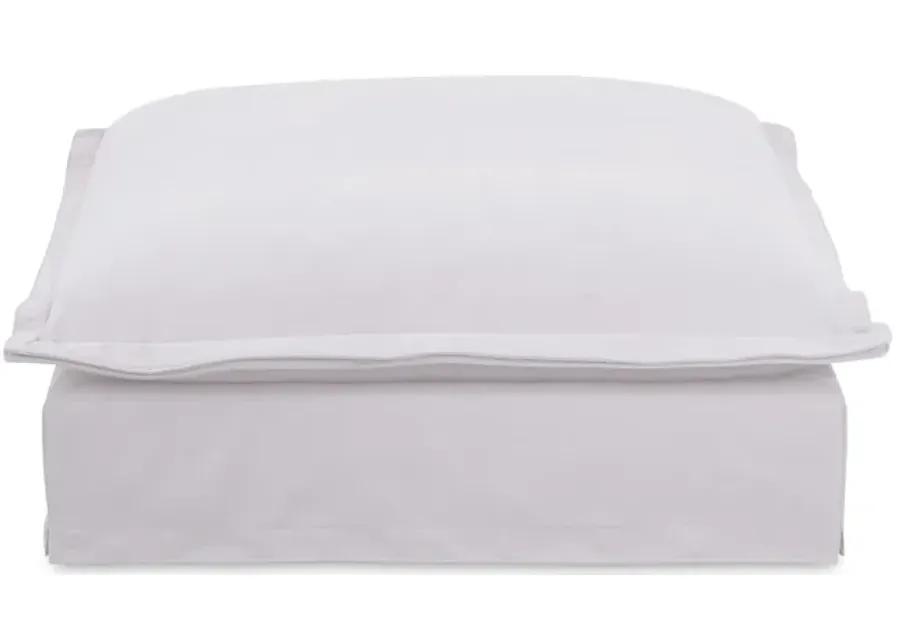 Olivia Ottoman White