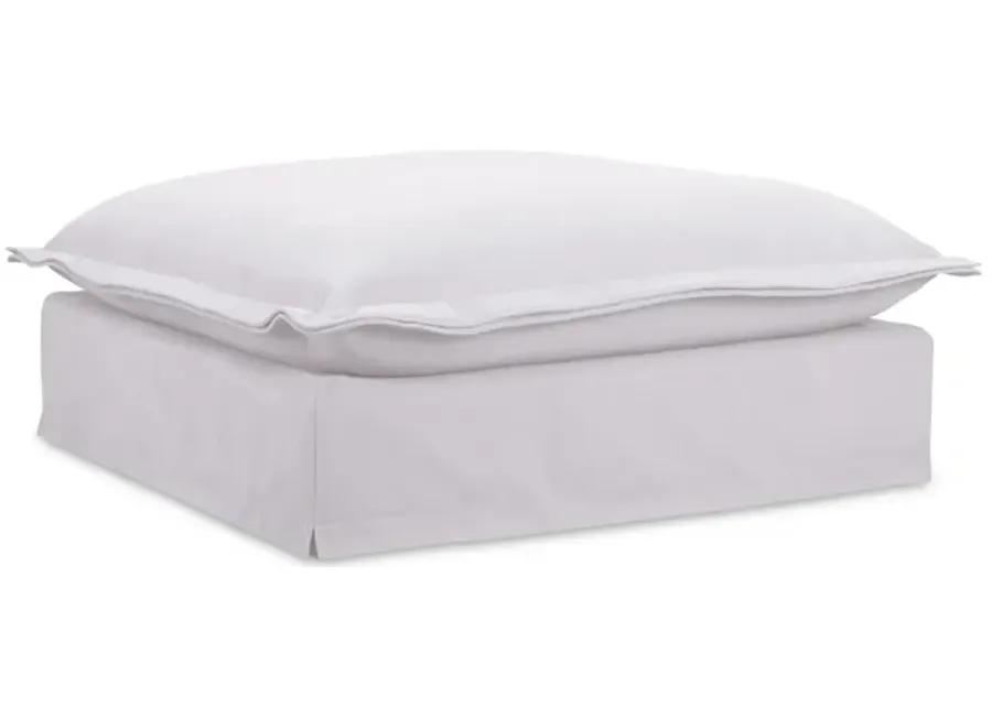 Olivia Ottoman White