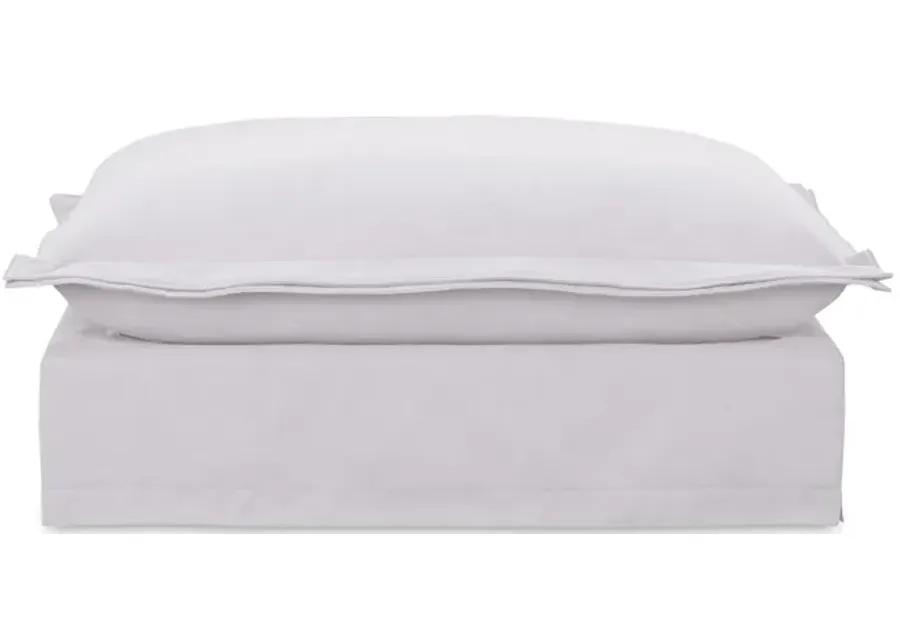 Olivia Ottoman White