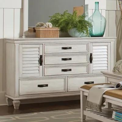 Earley 5-Drawer Dresser Antique White