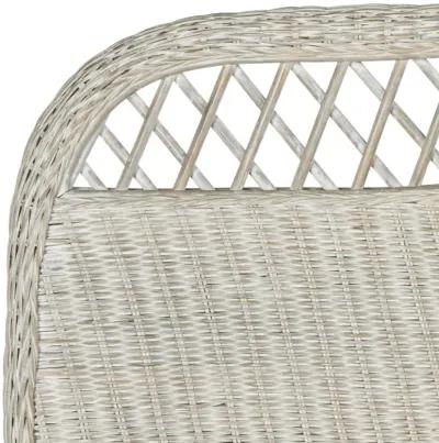 Sephina Antique Grey Rattan Headboard