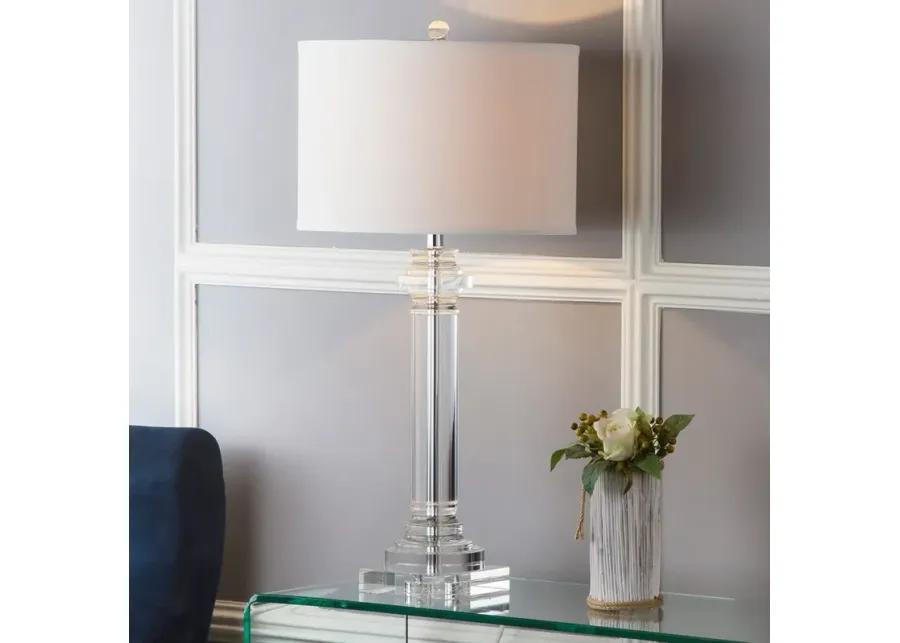 Nina 30-Inch H Crystal Column Lamp