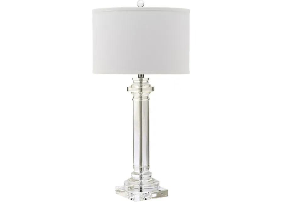 Nina 30-Inch H Crystal Column Lamp