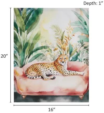 Jungle Cheetah Canvas Wall Art