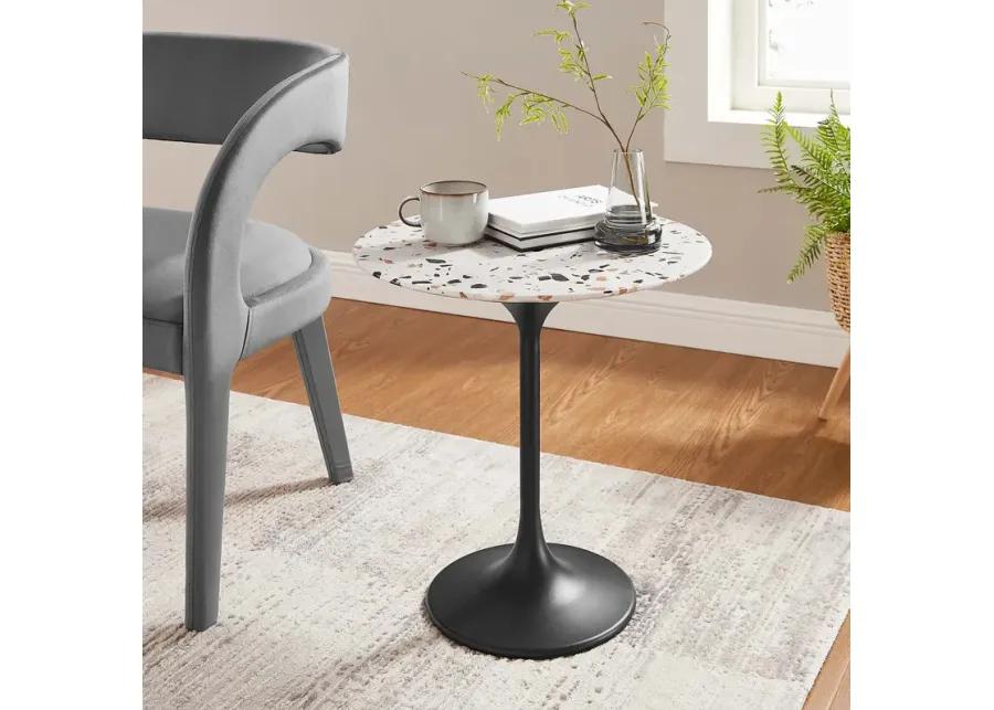 Lippa 20" Round Terrazzo Side Table