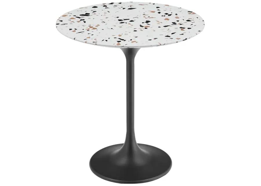 Lippa 20" Round Terrazzo Side Table