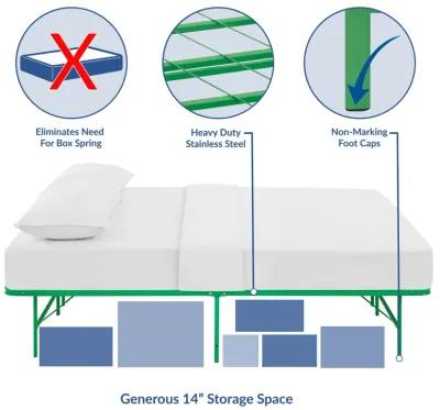 Horizon Full Stainless Steel Bed Frame