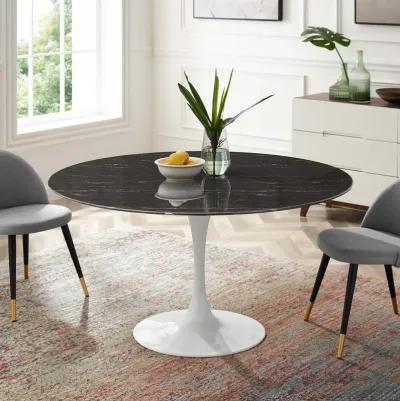 Lippa 54" Artificial Marble Dining Table