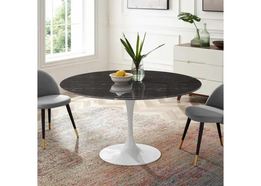 Lippa 54" Artificial Marble Dining Table