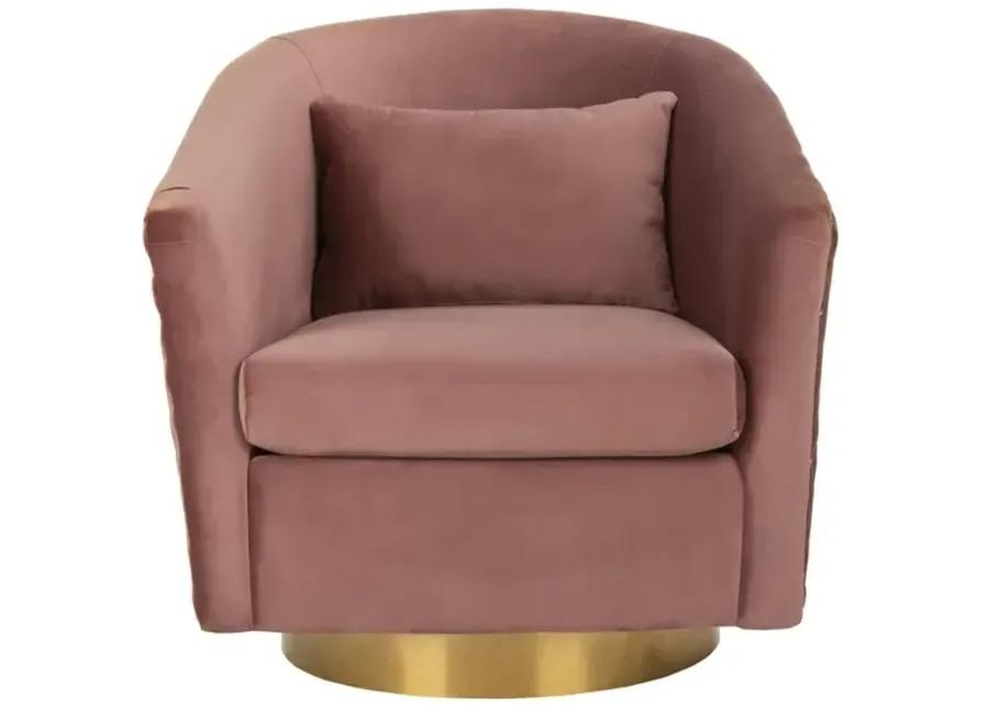 Clara Quilted Swivel Tub Chair