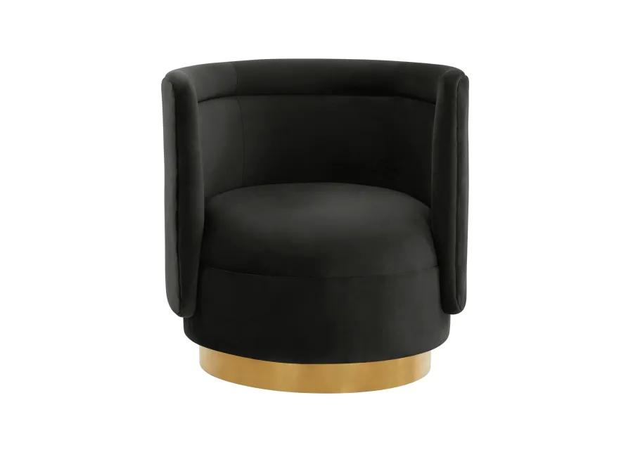 Remy Velvet Swivel Chair