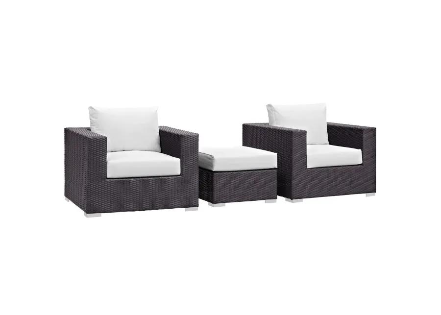 Convene 3 Piece Outdoor Patio Sofa Set