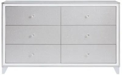 Larue 6-drawer Dresser Silver