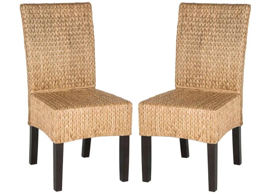 LUZ 18''H WICKER DINING CHAIR - Set of 2