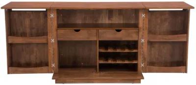 Linea Bar Cabinet Walnut