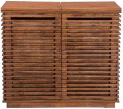 Linea Bar Cabinet Walnut