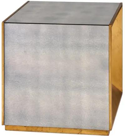 Flair Gold Cube Table