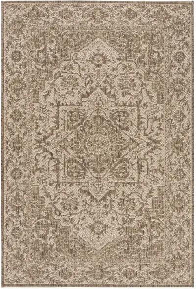 LINDEN 139 Collection LND139C-5 Cream / Beige 5'-3" X 7'-6"