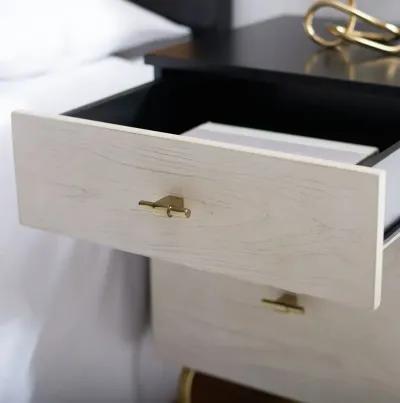 Genevieve 2 Drawer Nightstand