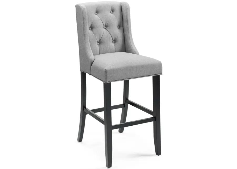 Baronet Bar Stool Upholstered Fabric Set of 2