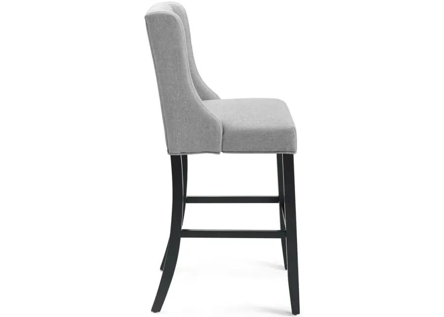 Baronet Bar Stool Upholstered Fabric Set of 2