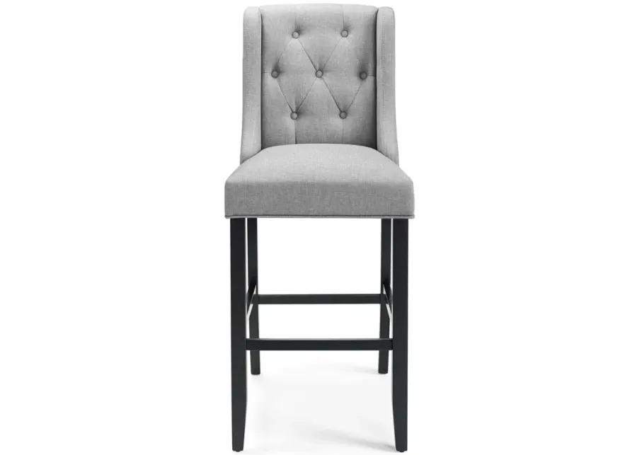 Baronet Bar Stool Upholstered Fabric Set of 2