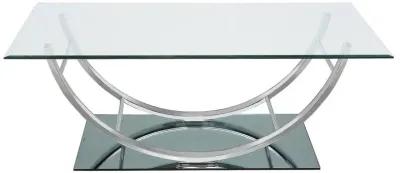 Danville U-shaped Coffee Table Chrome