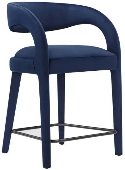 Pinnacle Performance Velvet Counter Stool Set of Two