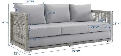 Aura Outdoor Patio Sofa