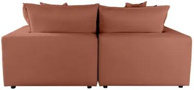 Cali Rust Modular Loveseat