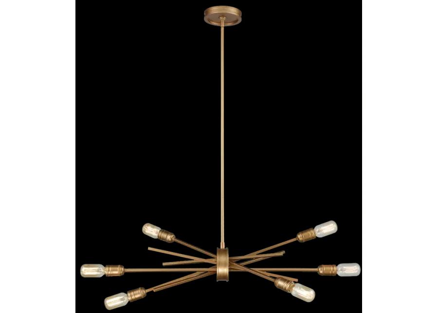 Xenia 31" Wide 6-Light Chandelier - Matte Gold