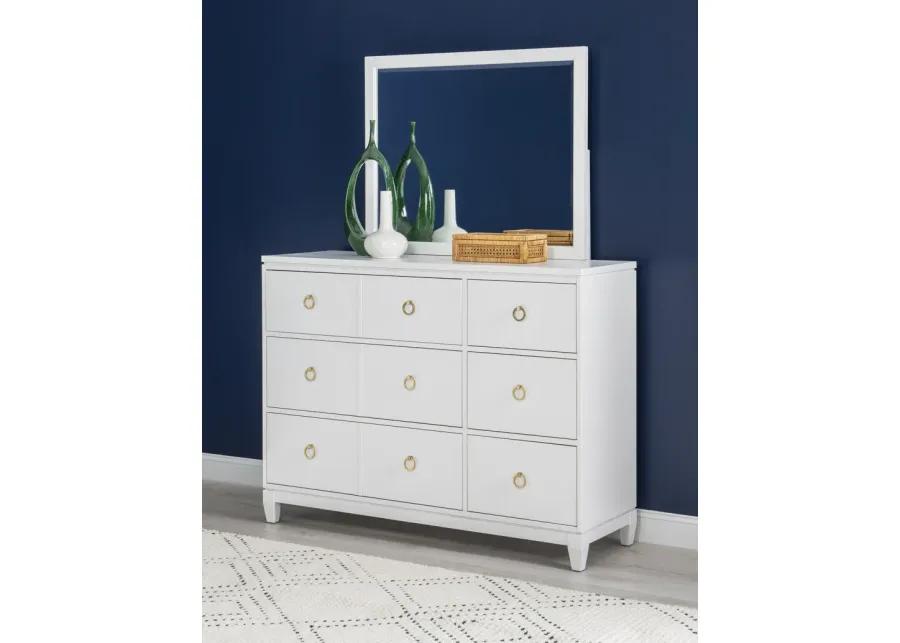 Summerland White Dresser White Finish