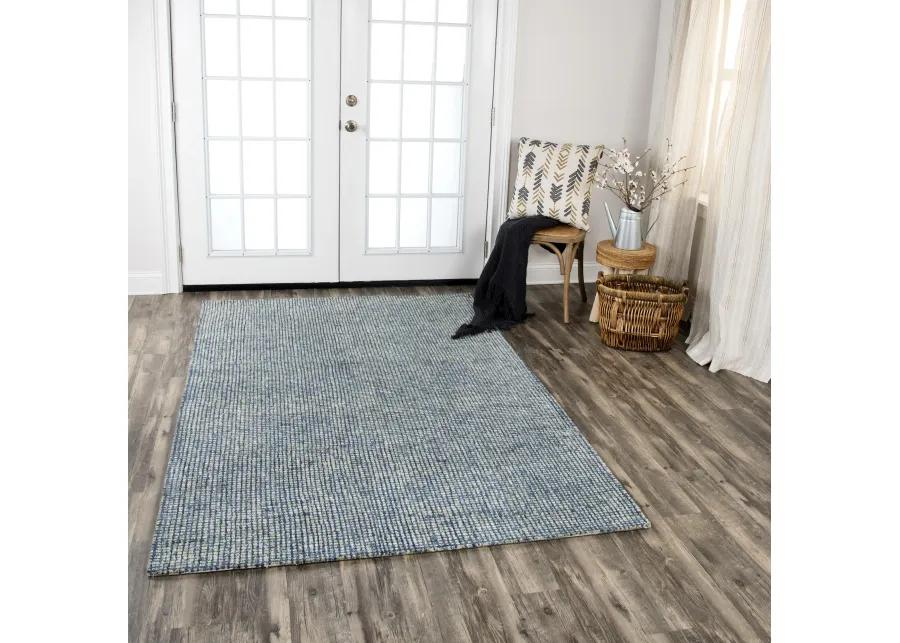 Talbot Blue Tweed Wool 10' x 13' Rectangle Rug