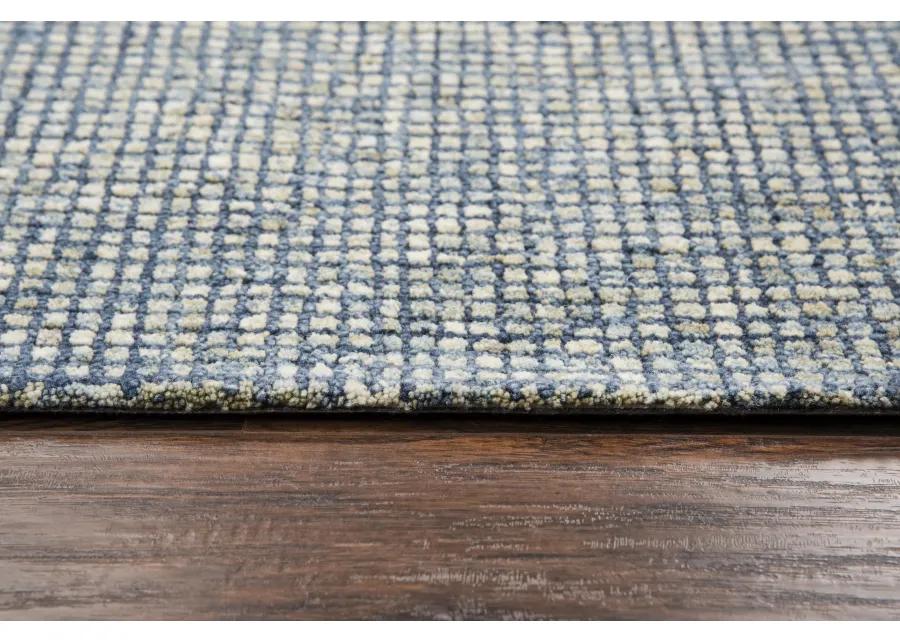 Talbot Blue Tweed Wool 10' x 13' Rectangle Rug