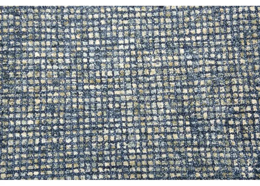 Talbot Blue Tweed Wool 10' x 13' Rectangle Rug