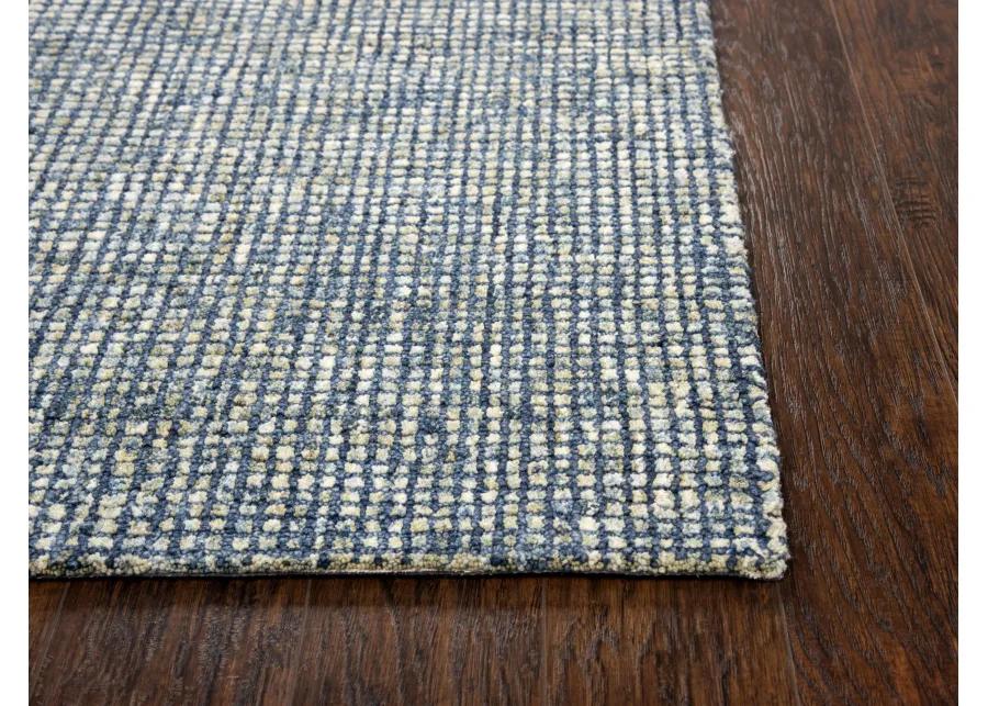 Talbot Blue Tweed Wool 10' x 13' Rectangle Rug