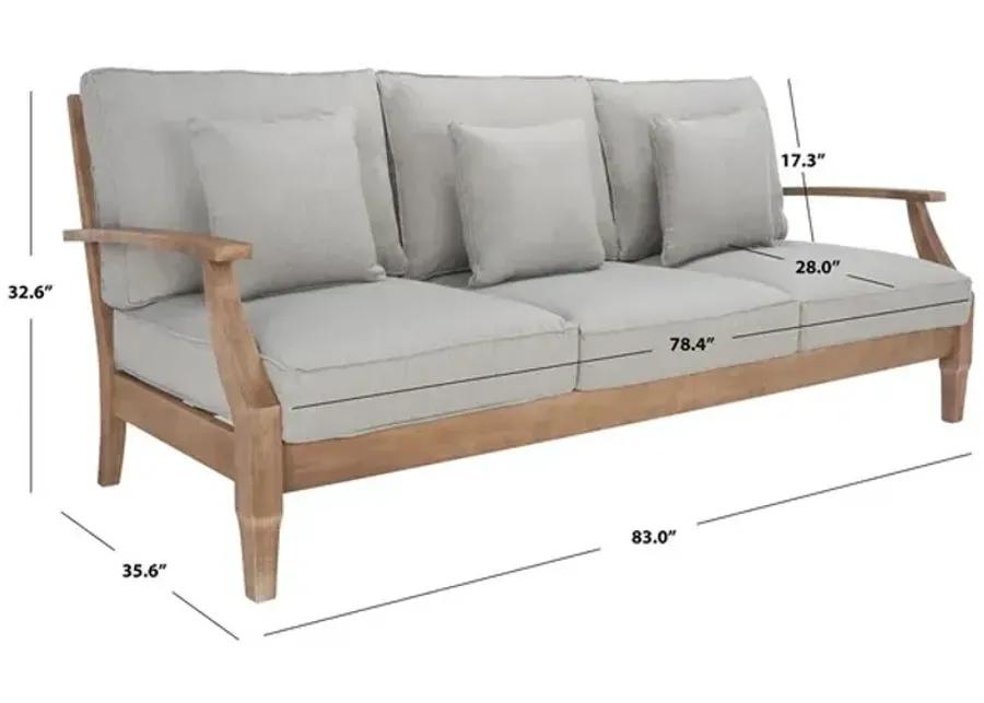 Martinique Wood Patio Sofa